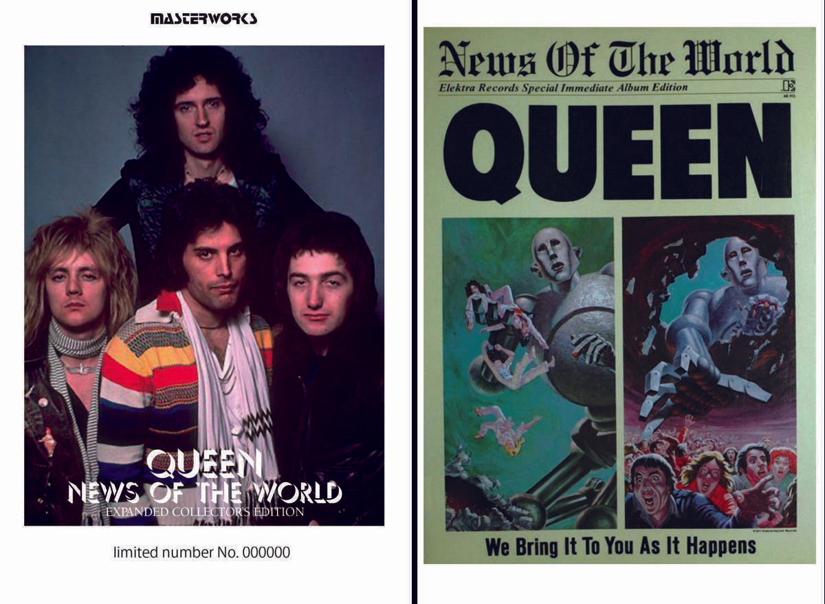 Queen News Of The World Expanded Collector's Edition 2CD 1DVD Set 44 Tracks