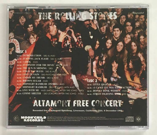 The Rolling Stones Altamont Free Concert 1969 2CD Moonchild