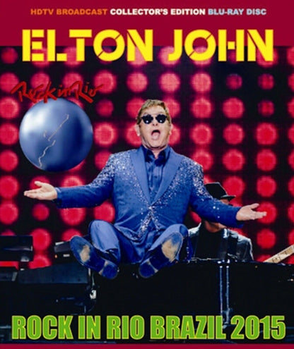 Elton John Rock In Rio Brasil 2015 September Blu-ray 1 Disc 24 Tracks Music F/S