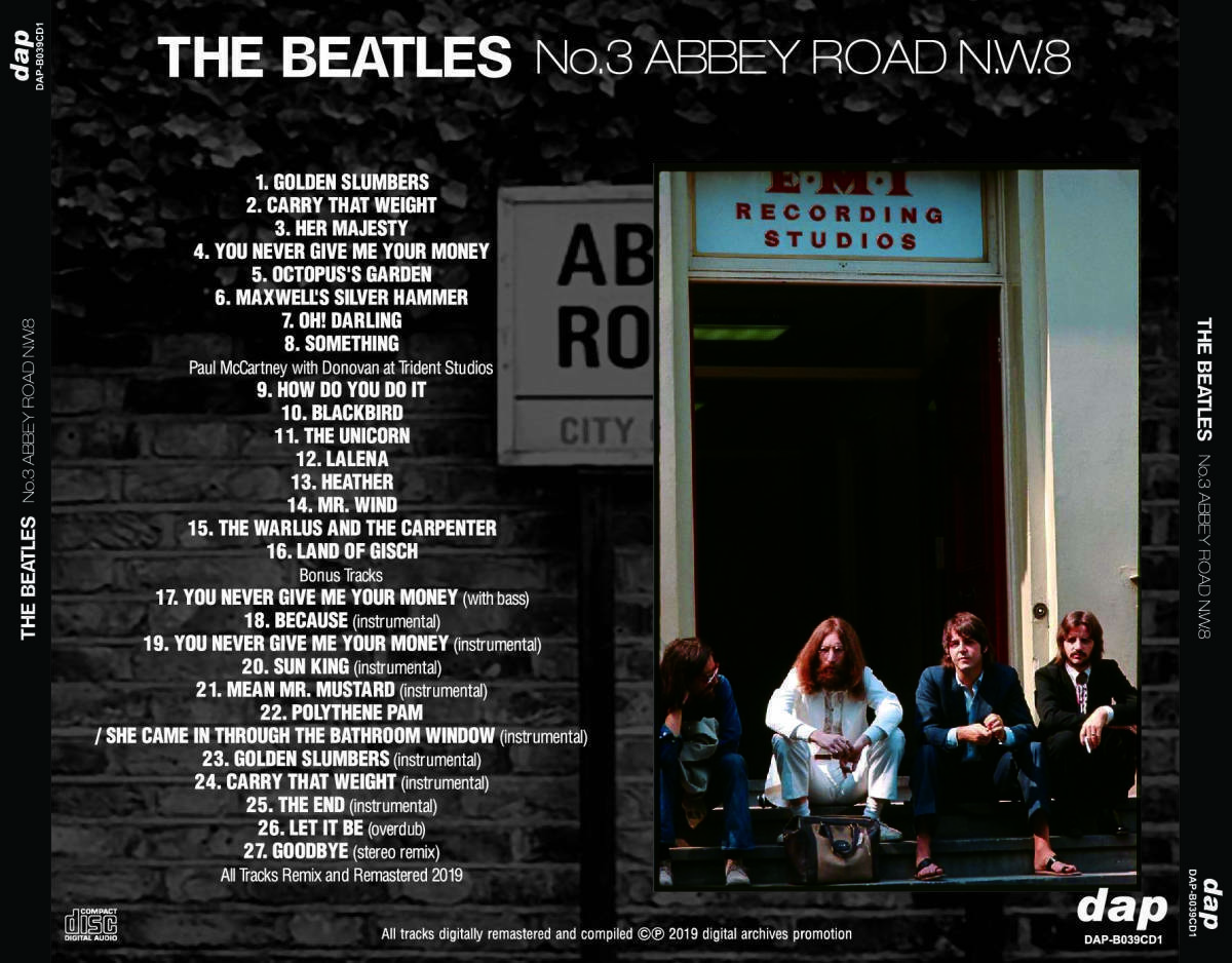 The Beatles Abbey Road Hornsey Road 50 Years CD 2 Discs Set Music Rock Pops F/S