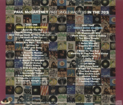 Paul McCartney Past Single Masters 1970 & 1980 CD 4 Discs Case Set F/S Tracking