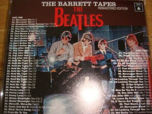 The Beatles The Barrett Tapes Remastered Edition CD 2 Discs Case Set Music Rock