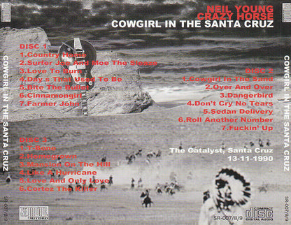 Neil Young  Santa Cruz Cowgirl In The Catalyst 13-11-1990 CD 3 Discs Set F/S