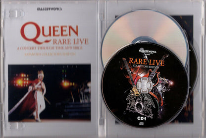 Queen A CONCERT THROUGH TIME AND SPACE RARE LIVE Expanded Collector's Edition 2CD 1DVD Set
