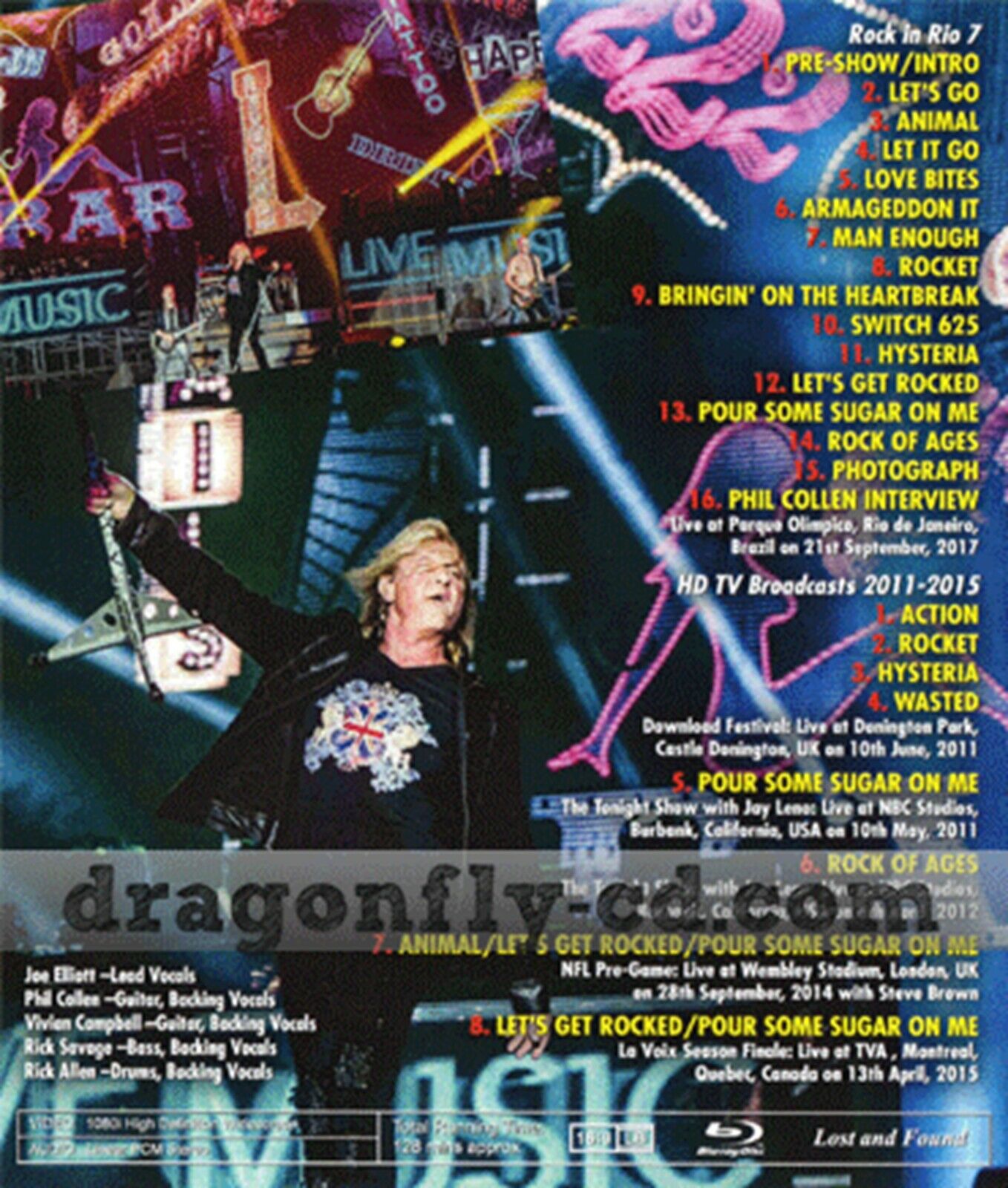 Def Leppard Rock In Rio Brasil 2017 Blu-ray 1BDR