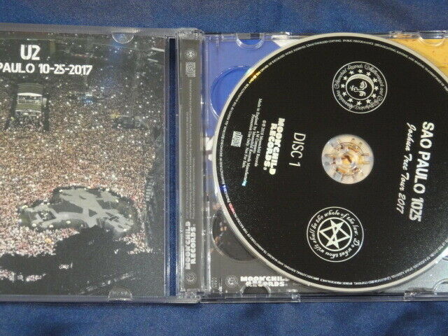 U2 / Sao Paulo 1025 Joshua Tree Tour 2017 2CD Moonchild Records