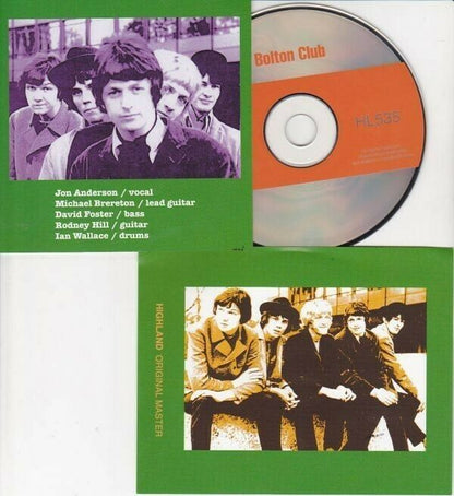 The Warriors Featuring Jon Anderson ?Bolton Club 1965 CD 1 Discs 22 Tracks F/S