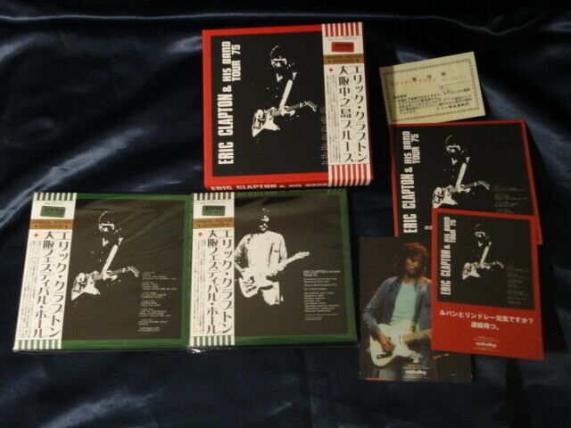 Eric Clapton & His Band Tour 75 Red Box 4CD Bonus2CD 39 Tracks Mid Valley Music
