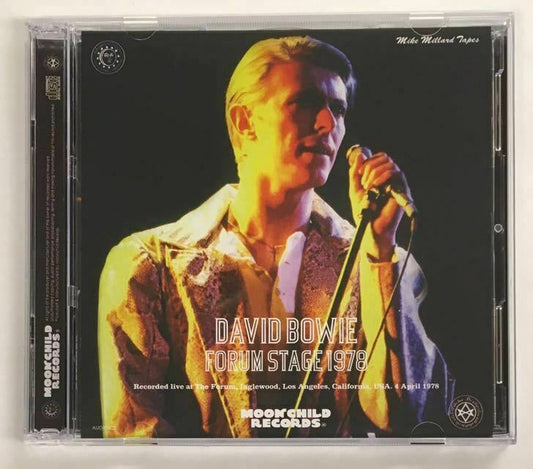 David Bowie Forum Stage 1978 CD 2 Discs Moonchild Mike Millard Tapes AUD New