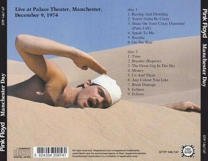 Pink Floyd Manchester Day 1974 Palace Theater CD 2 Discs 15 Tracks Music Rock