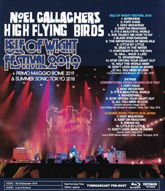 Noel Gallagher's High Flying Birds Isle Of Wight Festival 2019 Blu-ray 1BDR