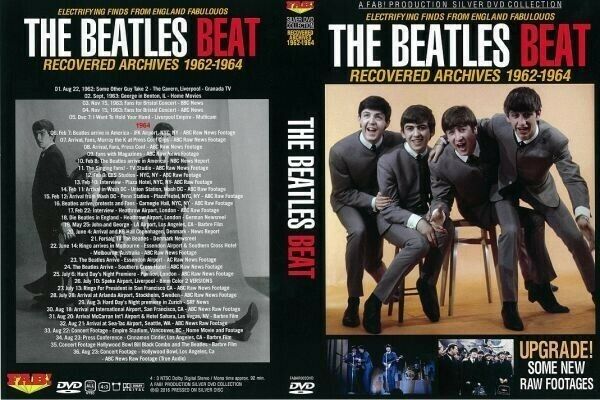 The Beatles Beat Recovered Archives 1962-1964 DVD 1 Disc 36 Tracks Music Rock