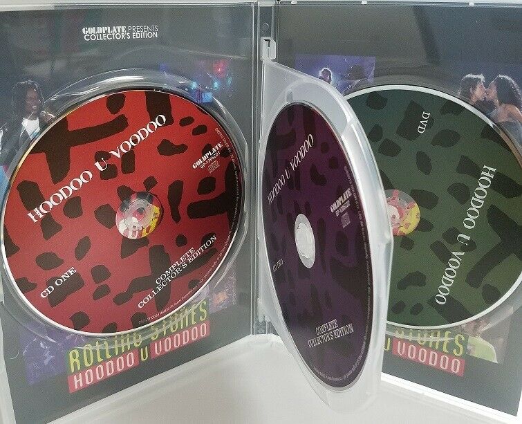 The Rolling Stones HOODOO U VOODOO 1994 Miami Collector's Edition 1DVD 2CD Set