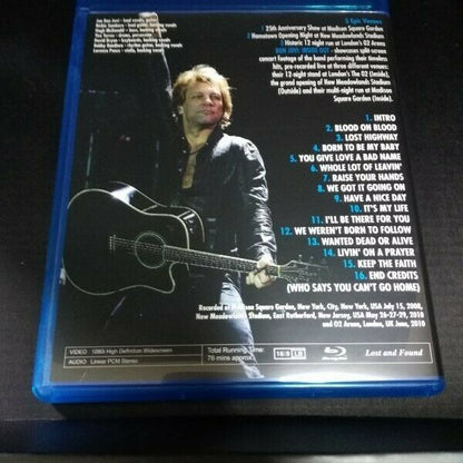 Bon Jovi Inside Out Blu-ray 2008 2010 1BDR