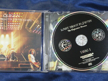 Queen Last Night In Japan The Definitive Version CD 2 Discs Moonchild Records