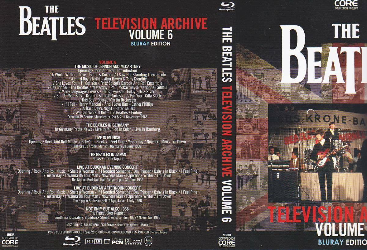 The Beatles / Television Archive Volume 1-6 Set Complete Blu-ray 6BDR