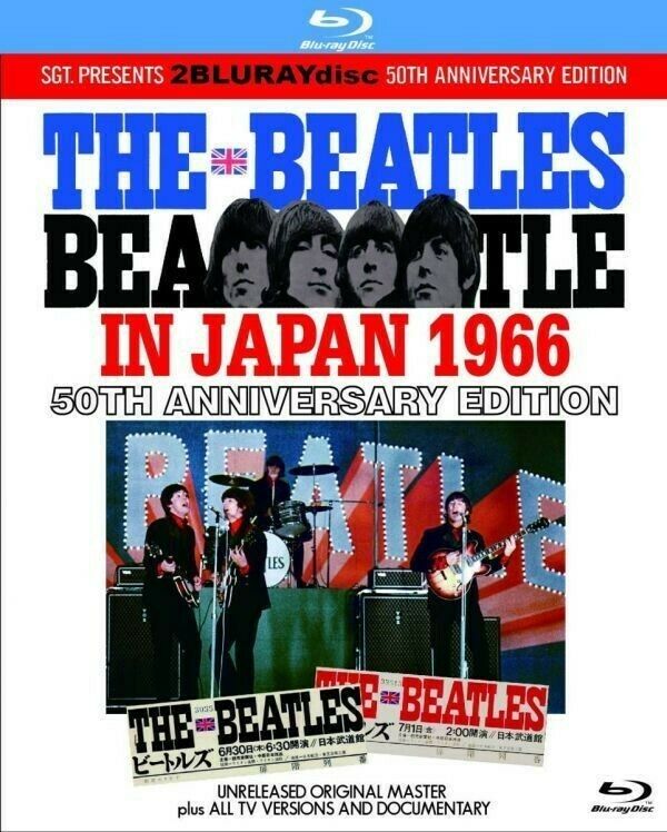 The Beatles In Japan 50th Anniversary Edition Blu-ray 2 Discs BDR SGT.