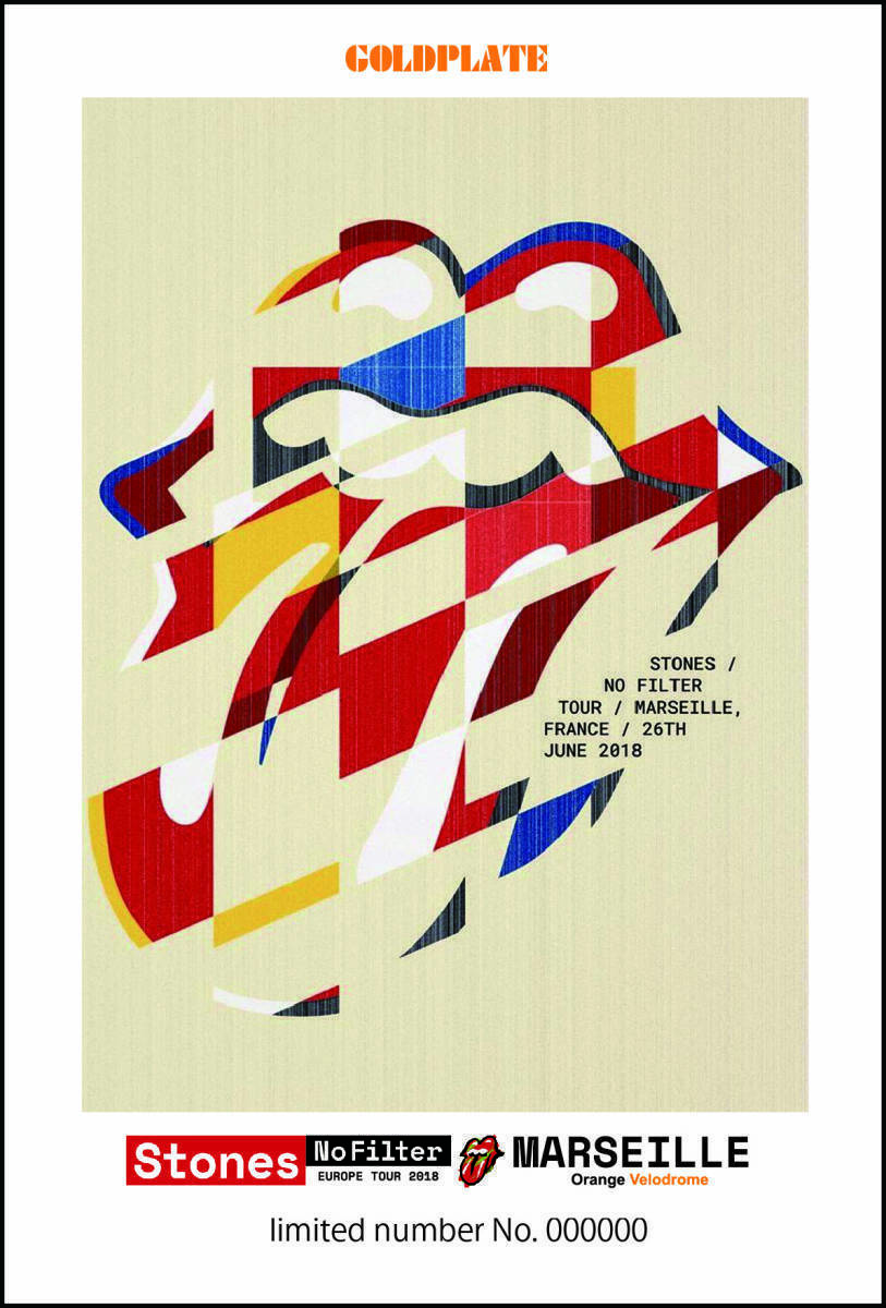 The Rolling Stones No Filter Europe Tour 2018 Marseille Orange 2CD 1DVD 1Blu-ray