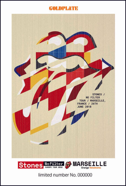 The Rolling Stones No Filter Europe Tour 2018 Marseille Orange 2CD 1DVD 1Blu-ray