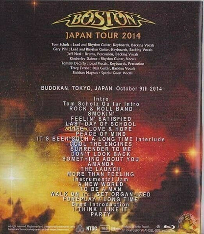 Boston Japan Tour 2014 Nippon Budokan 2nd Night Blu-ray 1BDR