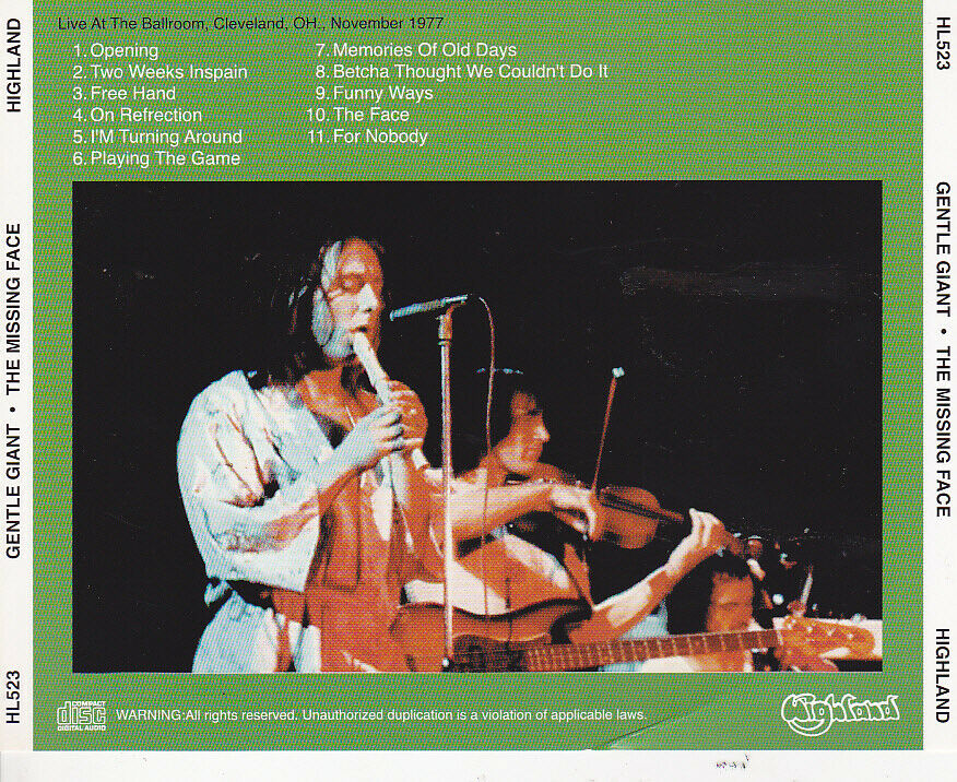 Gentle Giants Artistically Cryme Endless Life Prologue 8 CDs Set Music Japan F/S