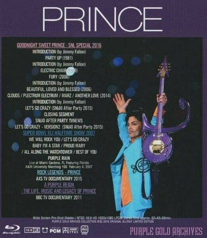 Prince Goodnight Sweet Prince Memorial Collection Blu-ray 2016 HD Master Edition 1BDR