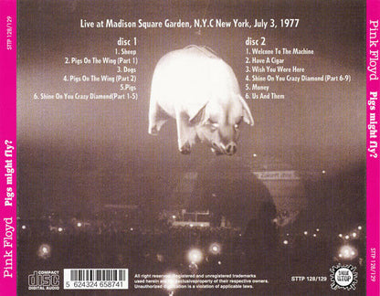 Pink Floyd / Pigs Might Fly? 1977 Madison Square Garden 2CD