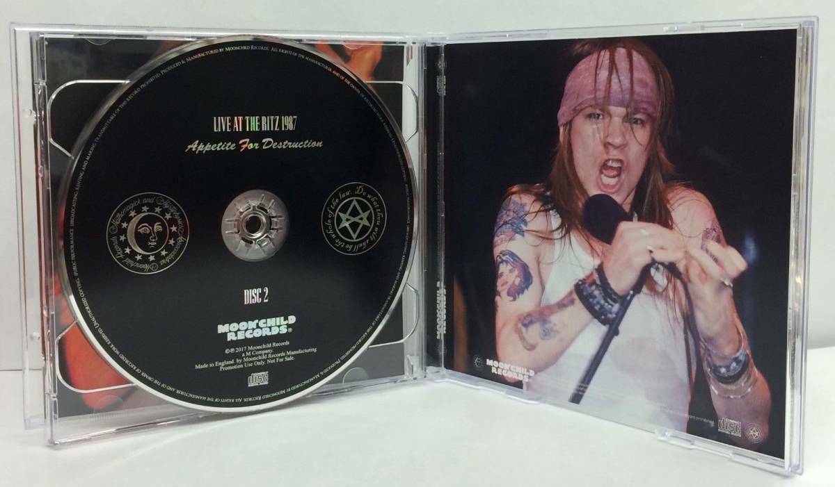 Guns N' Roses Live At The Ritz 1987 Rock In Rio 2017 CD DVD 5 Disc Set Moonchild