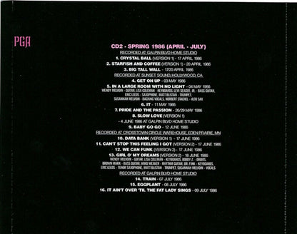 Prince A Year In The Studio First Season Winter Spring 1986 2CD