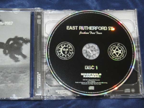 U2 / East Rutherford 516 Joshua Tree Tour 1987 2CD Soundboard Moonchild Records