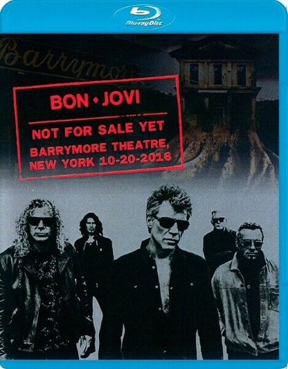 Bon Jovi Not For Sale Yet 2016 October 20 Blu-ray 1 Disc 21 Tracks Rock Music