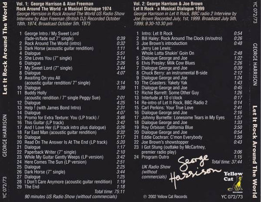 George Harrison Radio Show 1974 CD 2 Discs Set 53 Tracks Music Rock Pops F/S