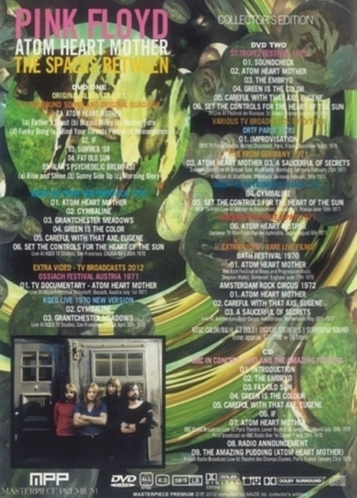 Pink Floyd Atom Heart Mother The Spaces Between 1 CD 2 DVD