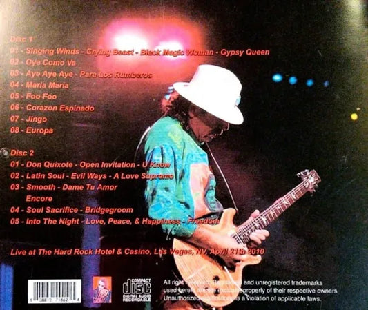 SANTANA / Las Vegas 2010 (2CD)