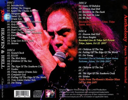 DIO / HEAVEN AND HELL / Antholozy (4CDR)