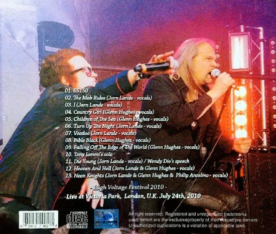 HEAVEN AND HELL / High Voltage Festival 2010 Ronnie James Dio Tribute (1CDR)