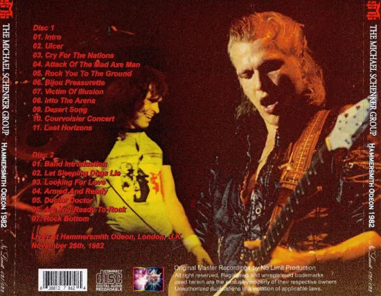 Michael Schenker Group / Hammersmith Odeon 1982 (2CDR)