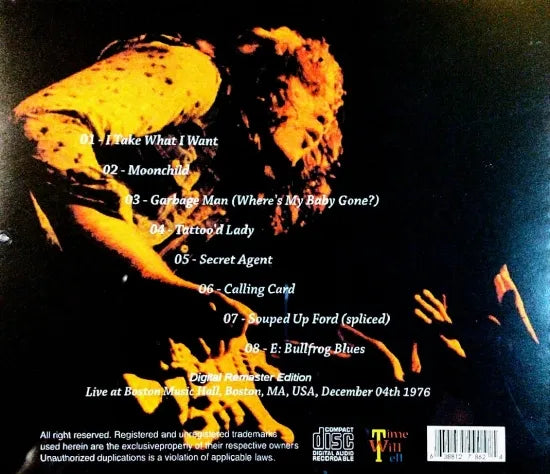 Rory Gallagher / Boston Blues (1CDR)