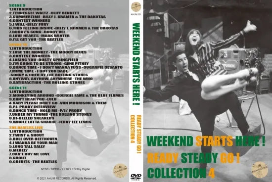 V.A / WEEKEND STARTS HERE! READY STEADY GO! COLLECTION SET (4DVDR)