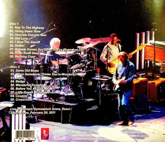 ERIC CLAPTON / South Korea 2011 (2CDR)