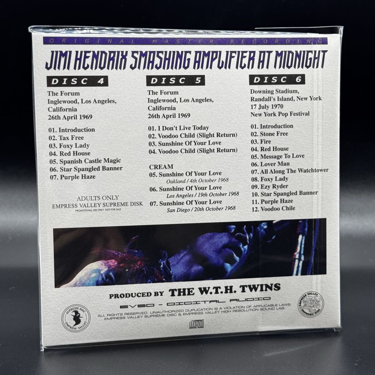 JIMI HENDRIX / SMASHING AMPLIFIER AT MIDNIGHT (6CD BOX)
