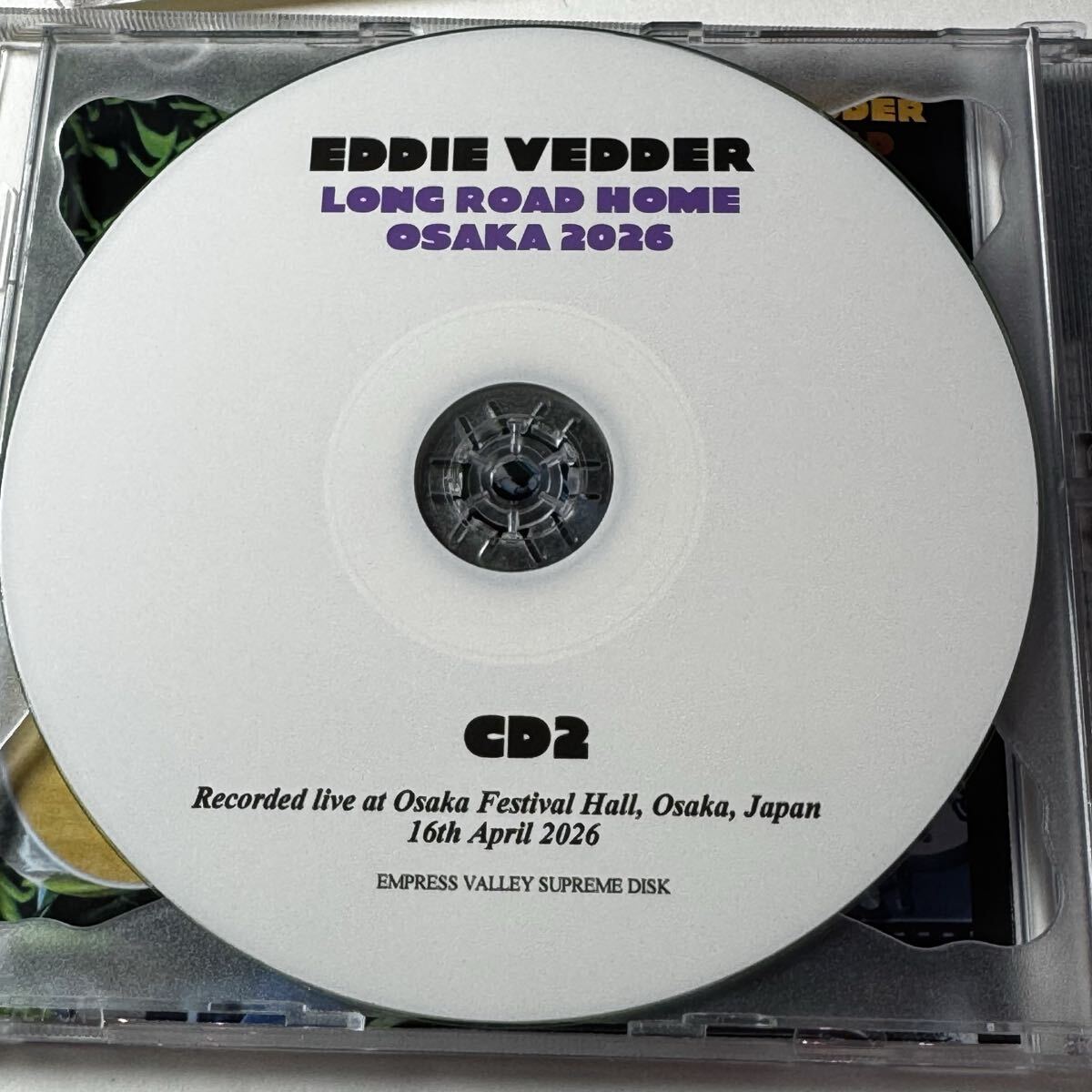 EDDIE VEDDER / LONG ROAD HOME OSAKA 2026 (2CD)