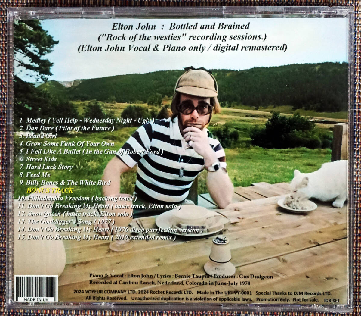 ELTON JOHN / Bottled and Braind Piano Demo (1CDR)