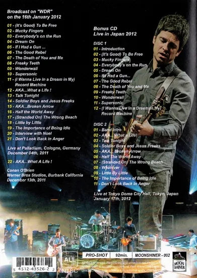 Noel Gallagher's High Flying Birds / Don't Look Back PRO-SHOT (1DVD + 2CD)