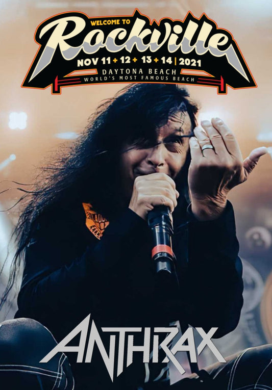 Anthrax / Gira por EE. UU. 2021 Bienvenido a Rockville 2021 Proshot (1 DVDR)