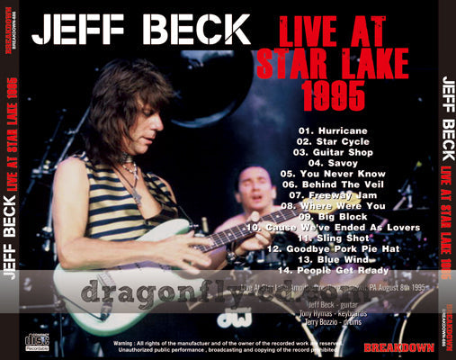 JEFF BECK / LIVE AT STAR LAKE 1995 (1CDR)