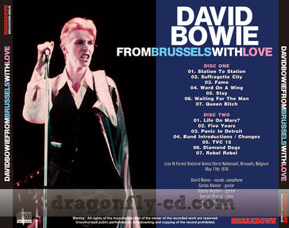 DAVID BOWIE / DESDE BRUSELAS CON AMOR (2CDR)