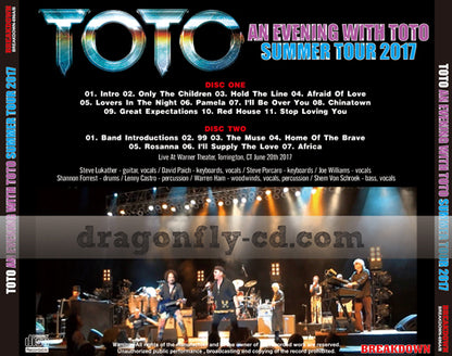 TOTO / AN EVENING WITH TOTO SUMMER TOUR 2017 (2CDR)