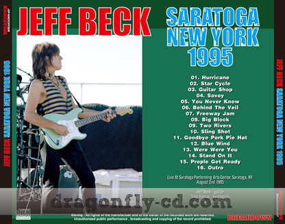 JEFF BECK / SARATOGA NEW YORK 1995 (1CDR)