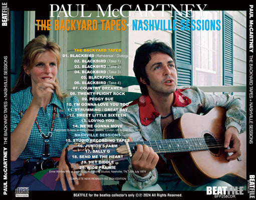 PAUL McCARTNEY / THE BACKYARD TAPES + NASHVILLE SESSIONS SOUNDBOARD (1CDR)